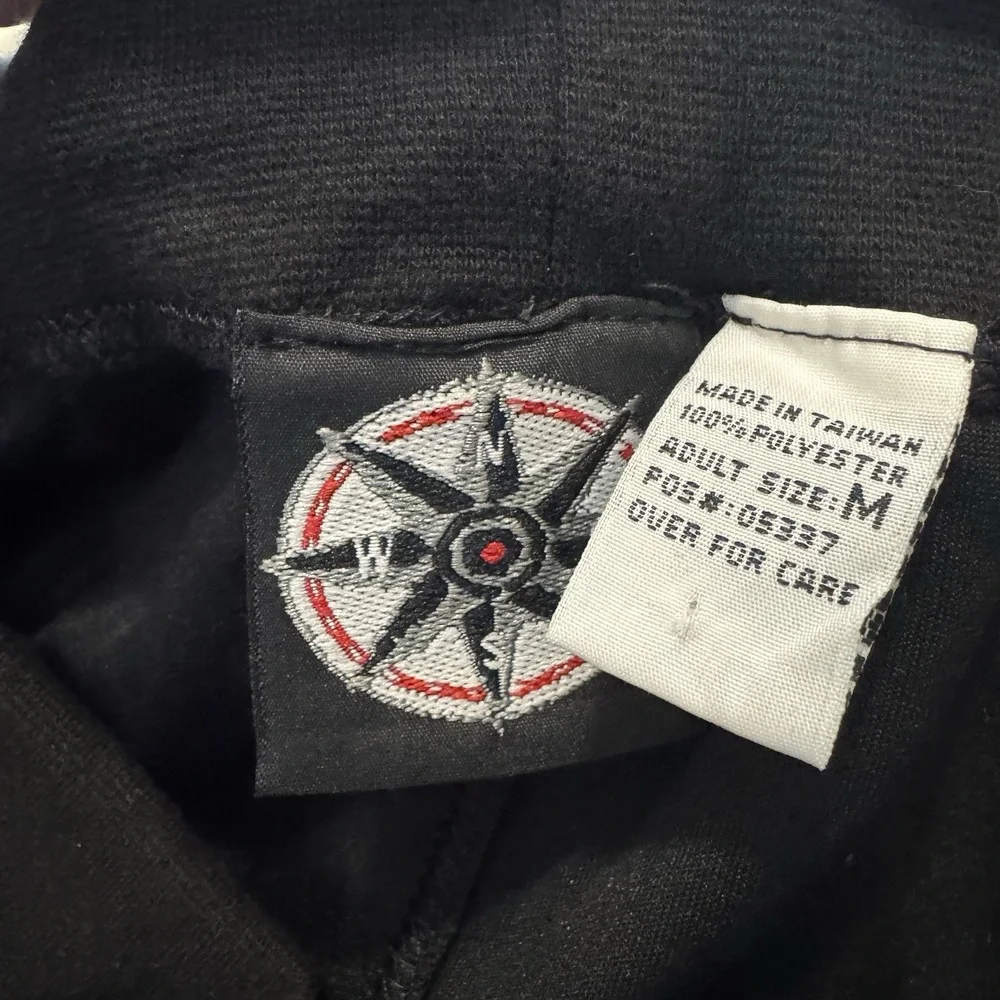 Marlboro Vintage Fleece Sweatpants Unlimited Gear Unisex Size M Black NWT